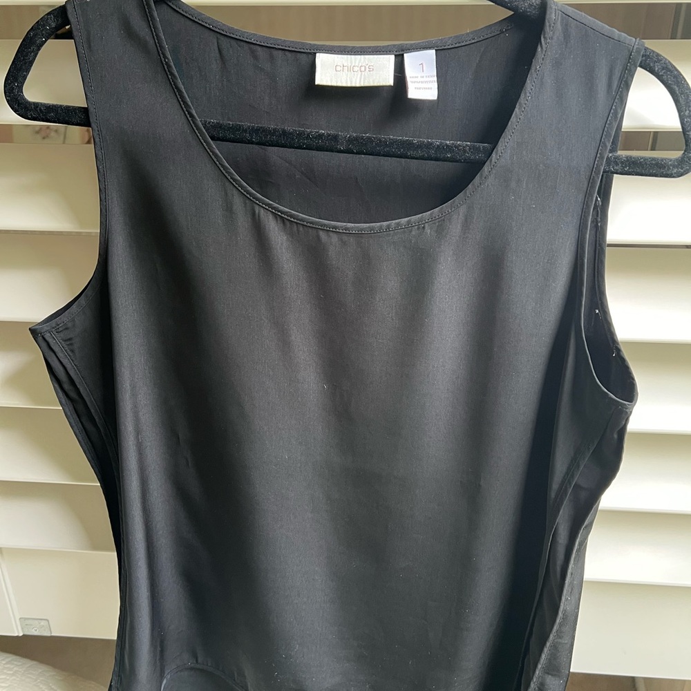 Chico's Black Sleeveless Top - Picture 2 of 7